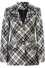 Ellery CLOUDY FRIDAY CHECK JACKET BLACK/WHITE